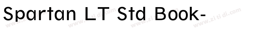 Spartan LT Std Book字体转换